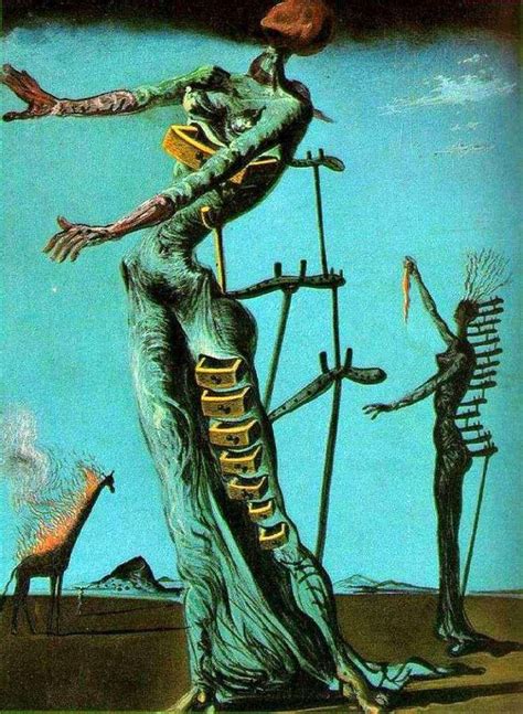 Jirafa en el fuego – Salvador Dalí ️ - Es: Dali salvador