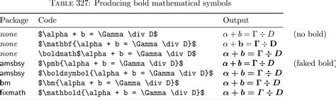 fonts - How can I get bold math symbols? - TeX - LaTeX Stack Exchange