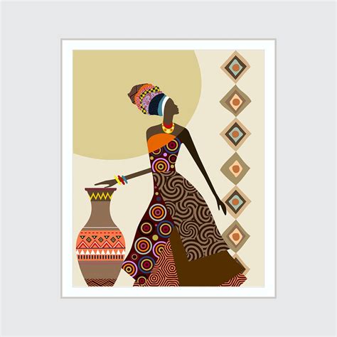 Afrocentric Art African Woman Art African Art Painting - Etsy Canada