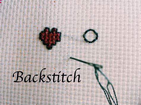 Backstitch video tutorial - Peacock & Fig