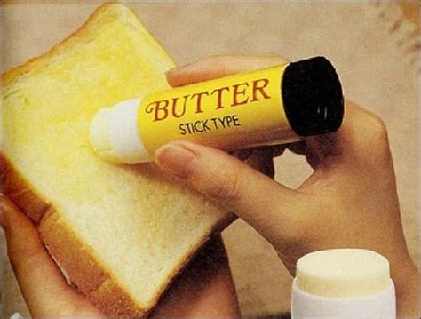 Butter in a chapstick tube. The perfect way to butter your toast ...