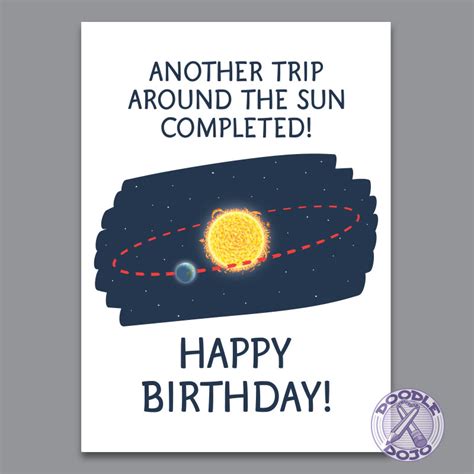 Another Trip Around The Sun - Birthday Card