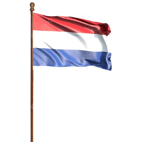 Netherlands Flag With Pole, Netherlands Flag With Pole Transparent ...