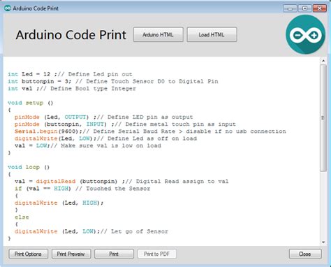 Arduino Code Printing - CodeProject