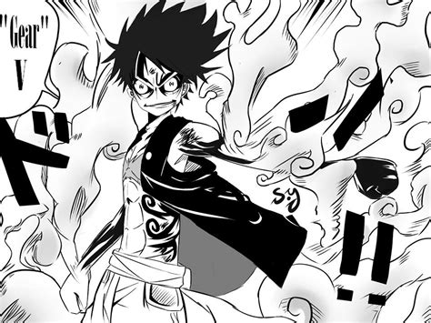 luffy Gear 5th ( original design ) by OussamaluffyX on DeviantArt