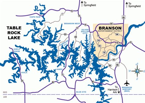 Table Rock Lake Map With Mile Markers | Brokeasshome.com