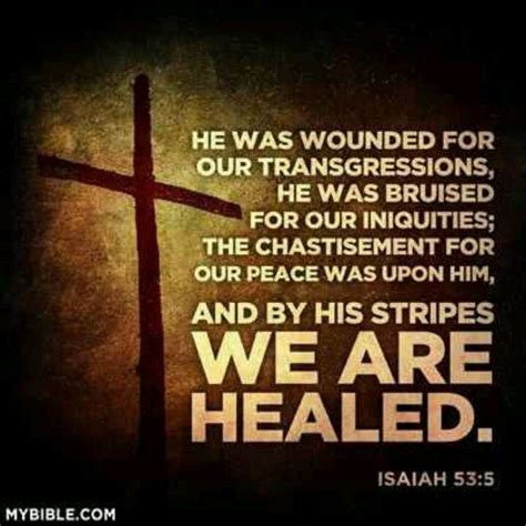 By His Stripes You Were Healed