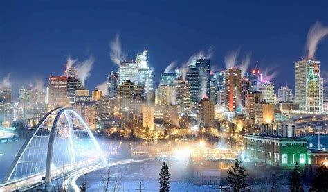 Very cold in Edmonton tonight! Winter Christmas Scenes, Discover Canada ...