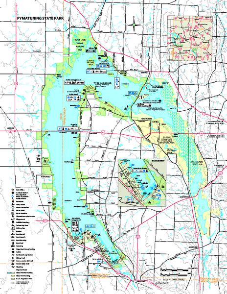 Pymatuning Lake Fishing Map | Draw A Topographic Map