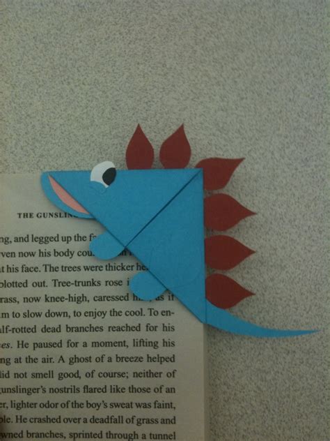 Blue Dinosaur Bookmark by syncalvo on DeviantArt