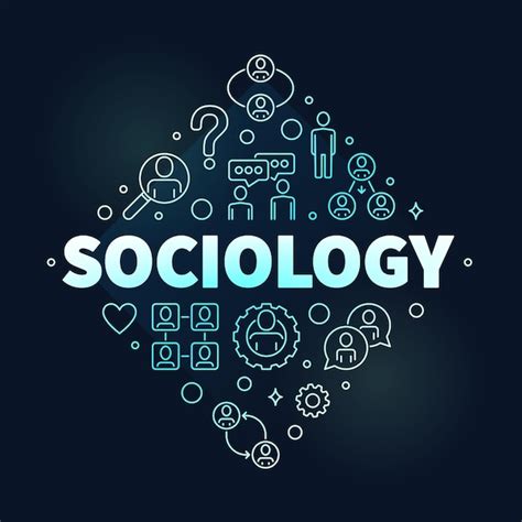 Premium Vector | Sociology vector patterns of social relationships ...