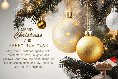 Merry Christmas And Happy New Year 2024 Card - Dode Nadean