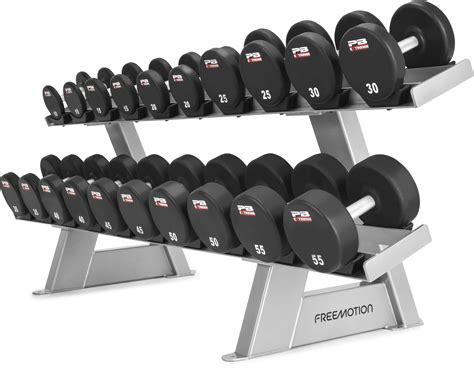 TWIN TIER DUMBBELL RACK | Home Gym Equipment - Freemotion Fitness