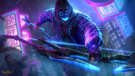 Smite Neon Hero Wallpaper,HD Games Wallpapers,4k Wallpapers,Images ...