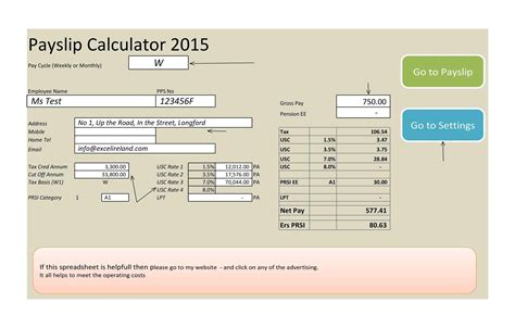 Free Printable Payroll Templates [Excel, PDF, Word] Example