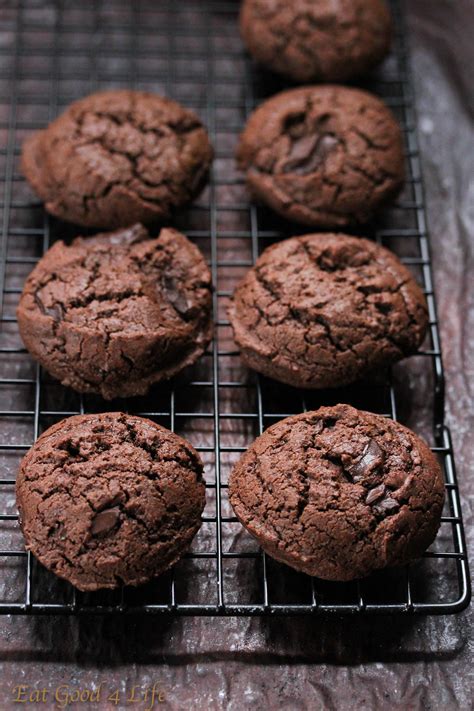 Gluten free double chocolate chunk cookies