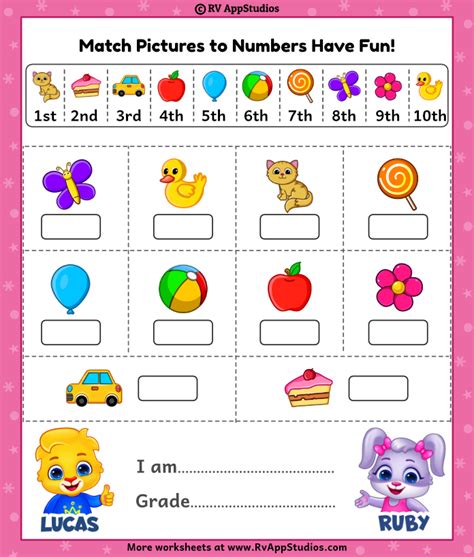 Ordinal Numbers Worksheet For Grade A C Ordinal Numbers Number | The ...