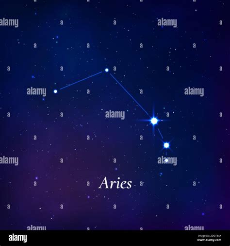 Aries Star Constellation Map