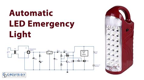 Automatic Rechargeable LED Emergency Light Circuit