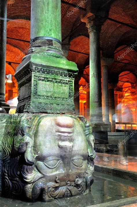 Medusa in the Basilica Cistern in Istanbul - Stock Photo , #AD, # ...