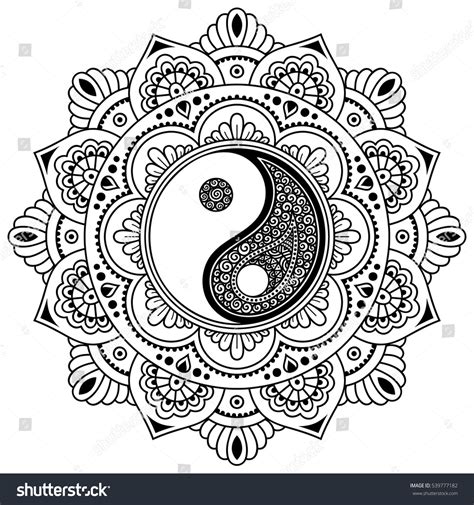 Patrón circular en forma de mandala: vector de stock (libre de regalías ...