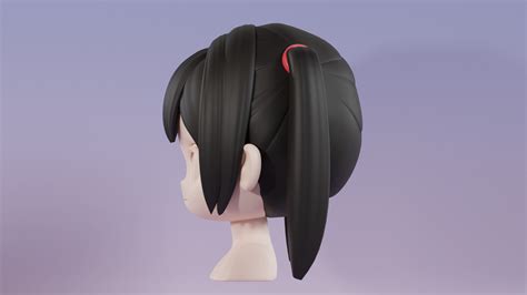 ArtStation - Chibi Female Hair Style 02 | Resources