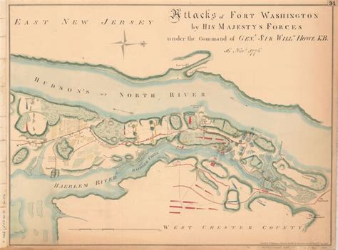 Attacks of Fort Washington, 16 November 1776 (1861) | Fort washington ...