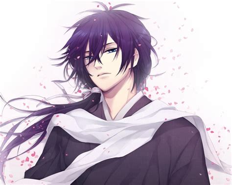 Black And Purple Anime Boy Wallpapers - Wallpaper Cave