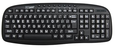 Buy EZsee by DC USB Wired Large Print Keyboard English Standard QWERTY ...