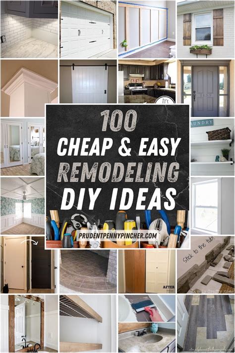 100 DIY Remodeling Ideas on a Budget - Prudent Penny Pincher