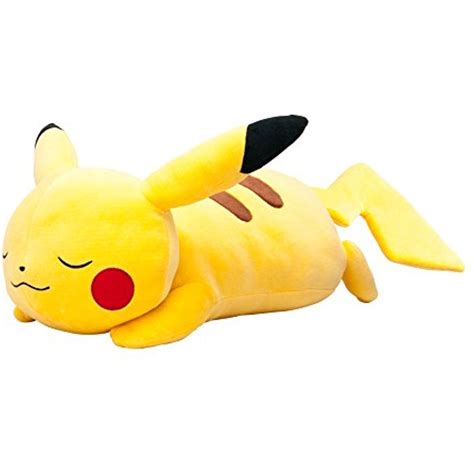 Pokemon Center Original stuffed BIG size sleeping soundly Pikachu ...