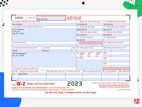 W2 Form 2023 PDF: Printable Blank W-2 Template - PDFliner