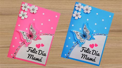 😍 Linda tarjeta para el día de la madre 😍Día de la Mujer🌺🌷 Card Women's ...