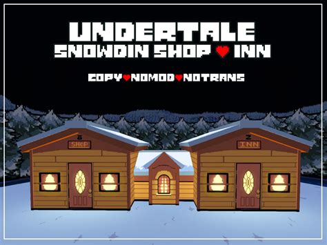 Second Life Marketplace - Undertale - Snowdin Shop & Inn