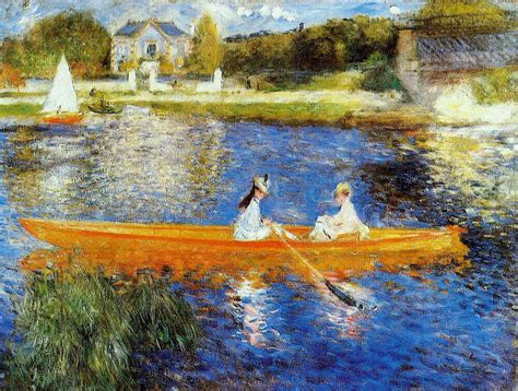 The Skiff - by Pierre-Auguste Renoir