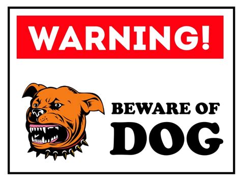 Beware of Dog Template | PosterMyWall