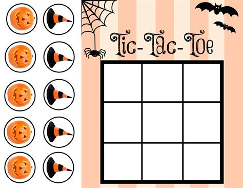 Halloween Tic Tac Toe {PRINTABLE} - Our Potluck Family