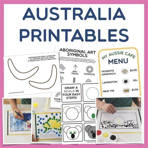 Australia Printables | Australia crafts, Cultural awareness activities ...