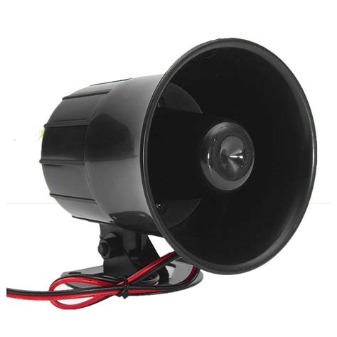 12V 20W Car Truck RV Air Electric Siren Horn Loud Sound Alarm - Walmart.com