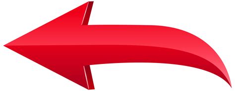 Arrow Red Left PNG Transparent Clip Art Image | Gallery Yopriceville ...