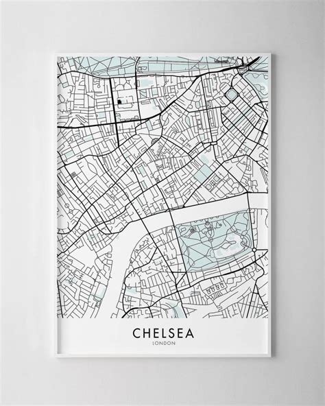 Chelsea, London Map Print - Chelsea Chelsea