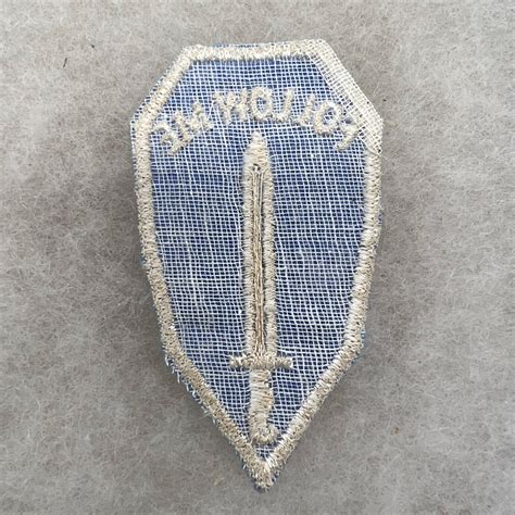 US Army Infantry School Patch Twill Light Blue Variation – Fitzkee ...