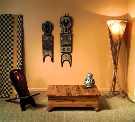 African Furniture, Decor, Rugs, Art and Lighting - Eclectic - Living ...