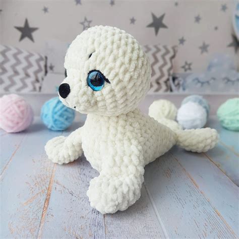 Crochet pattern Seal Amigurumi ocean crochet PDF pattern - Crochet ...