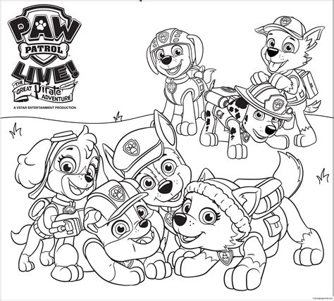 Paw Patrol 40 Coloring Pages - Cartoons Coloring Pages - Coloring Pages ...