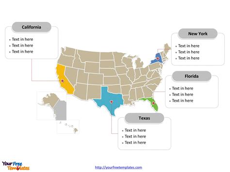 Editable Us Map For Powerpoint Free - Kaleb Watson