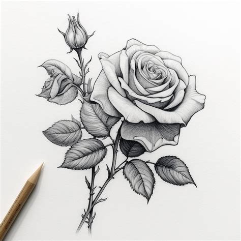 Pencil Drawing Rose Flowers | Best Flower Site