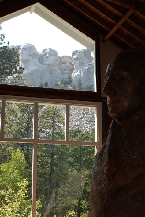 Mt Rushmore Sculptor's Studio | View of Mt Rushmore taken fr… | Flickr