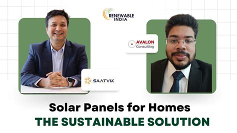 Solar Panels for Homes – The Sustainable Solution - Renewable India