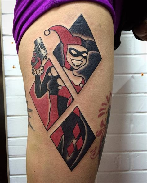 Harley Quinn Tattoo Designs, Ideas and Meaning - Tattoos For You